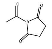 N-乙酰基琥珀酰亚胺, 3027-06-3, 结构式