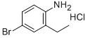 4-ブロモ-2-エチルアニリン塩酸塩 化学構造式