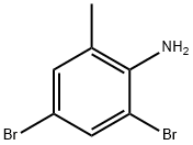 2,4-ジブロモ-6-メチルアニリン 化学構造式