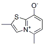 2,5-ジメチルチアゾロ[3,2-a]ピリジニウム-8-オラート 化学構造式