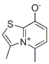 3,5-ジメチルチアゾロ[3,2-a]ピリジニウム-8-オラート 化学構造式