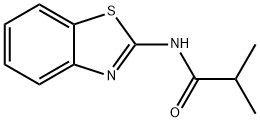 Propanamide, N-2-benzothiazolyl-2-methyl- (9CI) Struktur