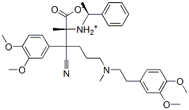 (R)-Verapamilic Acid (S)-α-Methylbenzylamine Salt, 302825-76-9, 结构式