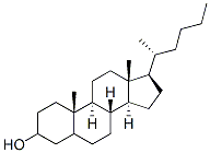 26,27-Dinor-5α-cholestan-3β-ol 结构式