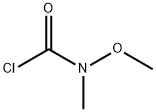 N-メトキシ-N-メチルカルバミン酸クロリド 化学構造式