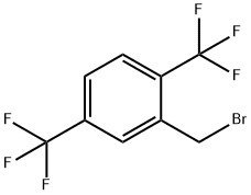2,5-ビス(トリフルオロメチル)ベンジルブロマイド 臭化物 化学構造式