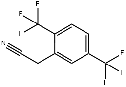 2,5-双(三氟甲基)苯乙腈, 302911-99-5, 结构式