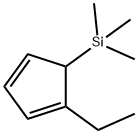 1-ETHYL-5-(TRIMETHYLSILYL)-1 3-CYCLO- 化学構造式