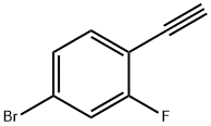 4-BROMO-1-ETHYNYL-2-FLUOROBENZENE  96 Structure