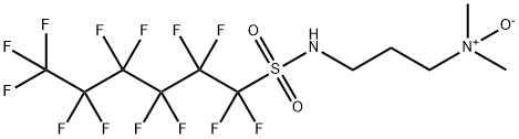 N-[3-(二甲基环氧氨基)丙基]-1,1,2,2,3,3,4,4,5,5,6,6,6-十三氟代-1-己烷磺酰胺,30295-56-8,结构式