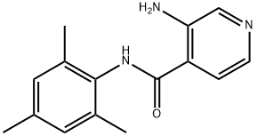 3-Amino-N-(2,4,6-trimethylphenyl)-4-pyridinecarboxamide Struktur