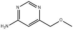 6-(メトキシメチル)-4-ピリミジンアミン 化学構造式
