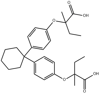 克利贝特,30299-08-2,结构式