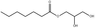 Heptanoic acid 2,3-dihydroxypropyl ester Struktur