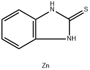 1,3-ジヒドロ-2H-ベンゾイミダゾール-2-チオン·0.5亜鉛 化学構造式