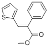 2-苯基-3-(噻吩-2-基)丙烯酸甲酯 结构式