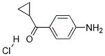 Methanone, (4-aMinophenyl)cyclopropyl-, hydrochloride Struktur