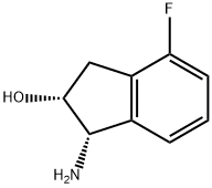 1-AMINO-4-FLUORO-INDAN-2-OL Struktur
