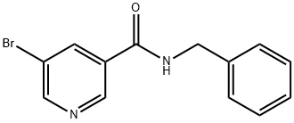 N-Benzyl-5-bromo-nicotinamide Struktur