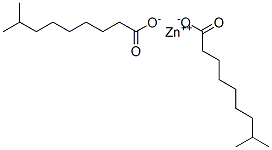异癸酸锌盐, 30304-30-4, 结构式