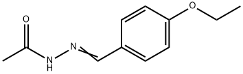 Acetic acid, [(4-ethoxyphenyl)methylene]hydrazide (9CI) Struktur