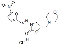 (5S)-5-(morpholin-4-ylmethyl)-3-[(5-nitro-2-furyl)methylideneamino]oxa zolidin-2-one hydrochloride,3031-51-4,结构式