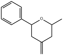 3,6-二氢-4,6-二甲基-2-苯基-2H-吡喃,30310-41-9,结构式