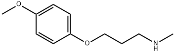 3-(4-メトキシフェノキシ)-N-メチル-1-プロパンアミン 化学構造式