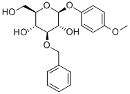 4-甲氧苯基-3-O-苄基-Β-D-吡喃葡萄糖苷, 303127-80-2, 结构式