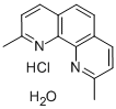 ネオクプロイン塩酸塩一水和物 化学構造式