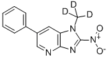 1-Methyl-D3-2-nitro-6-phenylimidazo[4,5-B]pyridine Struktur