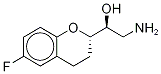 (2S,αR)-α-(Aminomethyl)-6-fluoro-3,4-dihydro-2H-1-benzopyran-2-methanol Structure
