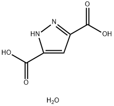 3,5-吡唑二羧酸 一水, 303180-11-2, 结构式