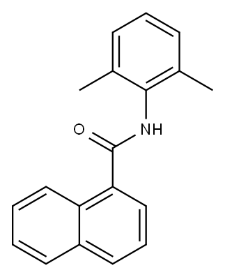 N-(2,6-dimethylphenyl)-1-naphthamide Structure