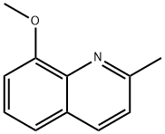 8-メトキシ-2-メチルキノリン 化学構造式