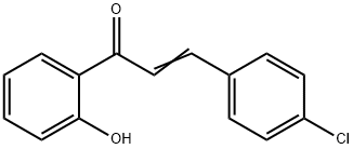 3-(4-CHLOROPHENYL)-1-(2-HYDROXYPHENYL)PROP-2-EN-1-ONE Struktur