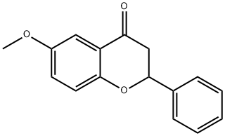 6-METHOXYFLAVANONE Struktur