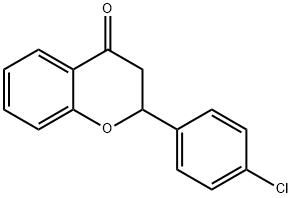 2-(4-CHLOROPHENYL)CHROMAN-4-ONE Struktur