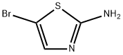 5-ブロモ-2-チアゾールアミン 化学構造式