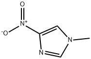 Imidazole, 1-methyl-4-nitro- Struktur