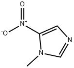 1-メチル-5-ニトロ-1H-イミダゾール 化学構造式