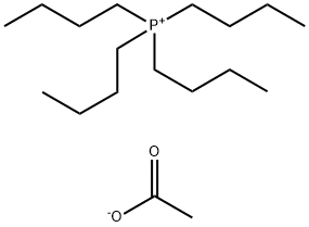 Tetrabutylphosphonium acetate Struktur