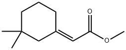 (E)-(3,3-Dimethylcyclohexylidene)acetic acid methyl ester 结构式