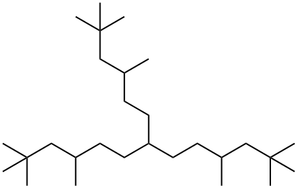 2,2,4,10,12,12-hexamethyl-7-(3,5,5-trimethylhexyl)tridecane 结构式