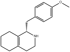 （S）-1-（4-甲氧基苄基）-1,2,3,4,5,6,7,8-八氢异喹啉,30356-07-1,结构式