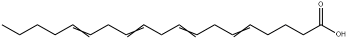 5,8,11,14-nonadecatetraenoic acid 结构式