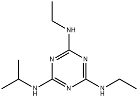 N,N'-diethyl-N''-isopropyl-1,3,5-triazine-2,4,6-triamine Structure