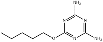 6-(Pentyloxy)-1,3,5-triazine-2,4-diamine,30360-70-4,结构式