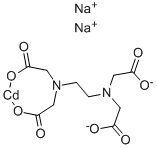 エチレンジアミン四酢酸カドミウム二ナトリウム水和物 化学構造式