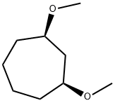 cis-1,3-Dimethoxycycloheptane 结构式